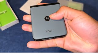 Motorola Razr 2023 Sage Green Unboxing motorola razr Motorolarazr2023 cricket smartphone [upl. by Kcoj903]