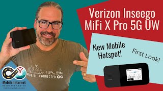 First Look Verizon Inseego MiFi X Pro 5g UW m3100 Mobile Hotspot with x65 Modem [upl. by Atterehs]