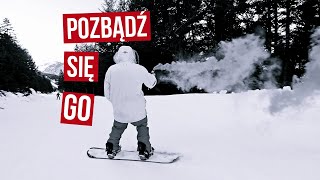 Nawyk zarzucania tylną nogą na desce snowboardowej [upl. by Rubia]