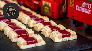 Eisenbahner Kekse  Fruchtige Weihnachtsplätzchen selber machen  Rezept für den Advent [upl. by Heriberto]