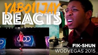 FikShun  YaBoiiJay Reacts  WODVegas15  WODReacts [upl. by Tullus305]