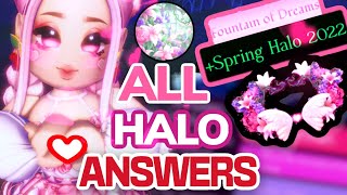 UPDATED HOW TO WIN THE SUMMER HALO 2022 IN ROYALE HIGH Royale High Halo  Fountain Story Answers [upl. by Burra120]