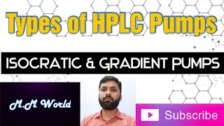 Types of HPLC Pumps  HPLC  Isocratic and Gradient pumps  Episode 4  MM World [upl. by Dietrich]