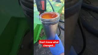 Not sure what happened grease maintenance tractor smallbusiness business businessowner [upl. by Rexferd]