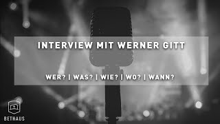 WERNER GITT  INTERVIEW [upl. by Brendis928]