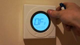 How to use the Salus  Sseries ST620RF Wireless thermostat [upl. by Frydman]