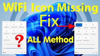 Fix WiFi Not Showing  WiFi Issues How to Fix Missing WiFi Icon in Windows 10 amp 11 [upl. by Walford]