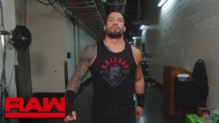 Roman Reigns brawls with Jinder Mahal during their interview Raw June 4 2018 [upl. by Navarro894]