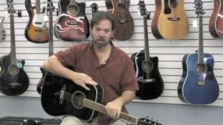 Washburn D10S Guitar Review  Affordable Dreadnought Acoustic with Rich Tone amp Quality Build [upl. by Nnylarac]