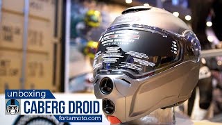 Caberg Droid unboxing  review  FortaMotocom [upl. by Amaris]