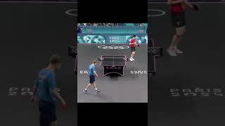 Wang Chuqin vs Truls Moregard best points paris2024 wangchuqin trulsmoregard tabletennis wtt [upl. by Lashonda]