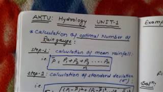 Optimal number of rain gauge  in hindi [upl. by Januisz931]