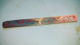 Mokume Gane  Making of a Ring  Part 1 [upl. by Ibok747]