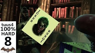 Batman Arkham Asylum Walkthrough Hard 100 Part 8  Arkham Mansion [upl. by Vine]