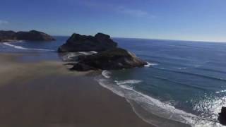 Wharariki Beach New Zealand Drone footage [upl. by Addison]