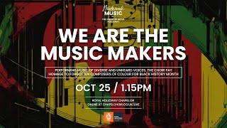 Midweek Music 25th October 2023  We are the music makers [upl. by Lyndsie]