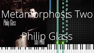 🎹 Metamorphosis Two Philip Glass Synthesia Piano Tutorial [upl. by Tiga61]