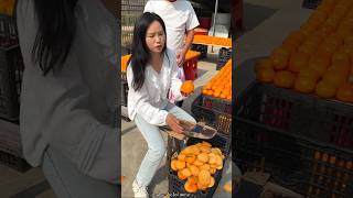 Why is He Angry with Me  Amazing Persimmon Fruit Cutting shorts satisfying youtubeshorts [upl. by Adabel290]