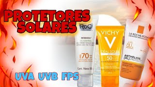 PROTETORES SOLARES  UVA UVB FPS  Saiba a diferença [upl. by Orsa]