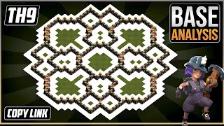 NEW INSANE TH9 HYBRIDTROPHYdefense Base 2014 COC TownHall 9 Hybrid Base Design – Clash of Clans [upl. by Ahsaya]