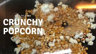 Super Crunchy Honey Butter Popcorn Recipe [upl. by Nohsed]