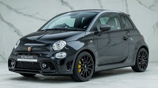 2023 Abarth 695 Competizione  Scorpione Black  Walkaround  Engine amp Exhaust Sound [upl. by Kamal]