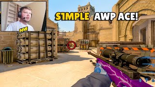 S1MPLE Amazing Awp Ace ZYWOO is Unstoppable CSGO Highlights [upl. by Benton]