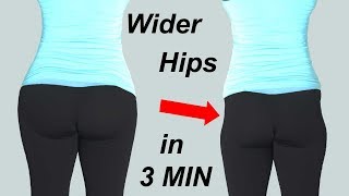 WIDER HIPS WORKOUT AT HOME  Squats to Fix Hip Dips NO EQUIPMENT hip dip workoutABIGAIL EKWEGHI [upl. by Annek]