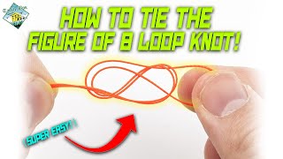 How To tie The Figure of 8 loop knot  The easy way [upl. by Alahcim]