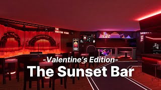 VRChat World Ambience The Sunset Bar  DVC Valentines Day Edition [upl. by Skippie130]