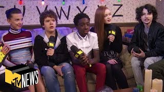 Stranger Things Cast Funny Moments Part 4 [upl. by Normalie]