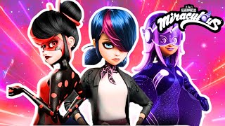 SHADYBUG AND CLAW NOIRS NEW OUTFITS 😈  MIRACULOUS PARIS WORLD SPECIAL  EVIL LADYBUG AND CATNOIR [upl. by Mehetabel]