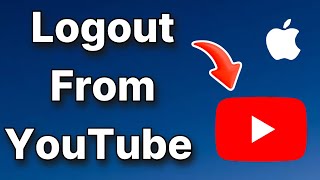 How to logout YouTube in iPhone [upl. by Aerdnua]