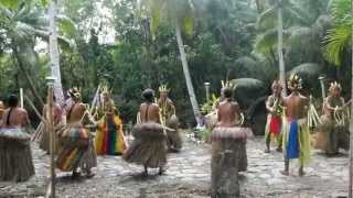 Yap Island Micronesia Bamboo Stick Dancing [upl. by Daney]