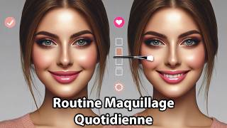 Routine maquillage quotidienne  Simple et efficace [upl. by Airam932]