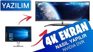 1080P Monitör 4K Çözünürlük Nasıl Yapılır  NVIDIA DSR® [upl. by Nnylkcaj]