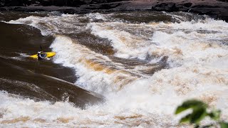 Rainy season kayaking on the Zambezi river [upl. by Teddie]