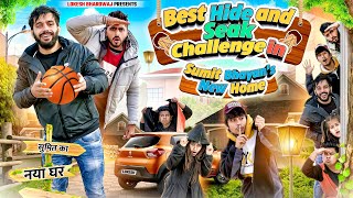 BEST HIDE amp SEEK CHALLENGE IN SUMIT BHAYAN NEW HOME  Shivam Dikro  Lokesh Bhardwaj  Aashish [upl. by Ecyle]