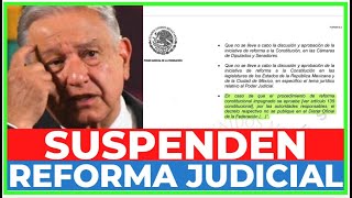 🚨 REVÉS a AMLO JUEZ le ORDENA NO PUBLICAR la REFORMA JUDICIAL quotNO IMPORTA que ya se haya APROBADOquot [upl. by Anujra]