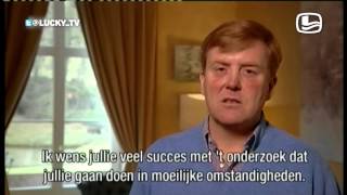 Toespraak Willem Alexander DWDD Lucky TV [upl. by Alicirp91]