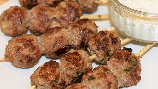 Recette brochettes de KEFTA orientale [upl. by Drais]