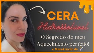 Como aquecer a Cera Hidrossolúvel e Manter a temperatura durante o atendimento Fácil [upl. by Terrijo]