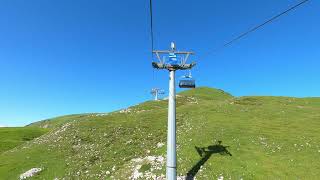 Switzerland  Stoos to Fronalpstock Chair Lift 4K [upl. by Alphonsine]