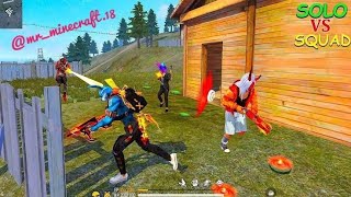 9999 IQ level solo vs squid game free fire freefire solovssquids khelyatraff [upl. by Aled891]