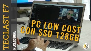 LOW COST con 128 GB SSD RECENSIONE Teclast F7 [upl. by Elletsirhc983]