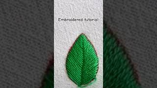 Beautiful embroidery tutorial for you embroiderypatterns embroiderytutorial embroidery [upl. by Aisat]