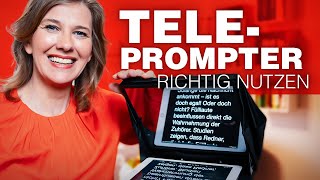 Teleprompter Einfach nur noch ablesen  Darauf musst du unbedingt achten  Nicole Krieger [upl. by Narruc567]