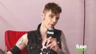 Black Veil Brides Talk Breaking Bones amp ReReleasing quotWretched and Divinequot  Warped Tour 2013 [upl. by Luci]