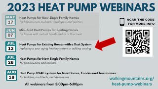 Heat Pumps for Existing Homes with a Duct System replacing a gas furnace [upl. by Siul]