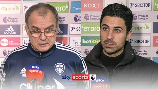 quotIts incredible that you ask me this questionquot  Bielsa and Arteta respond to racism allegations [upl. by Noiwtna196]